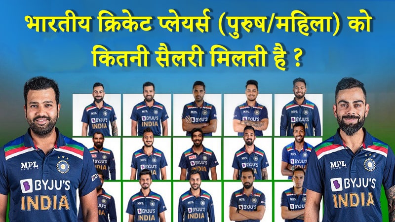 Indian Cricket Players Salary List-min