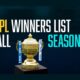 IPL Winners List all time